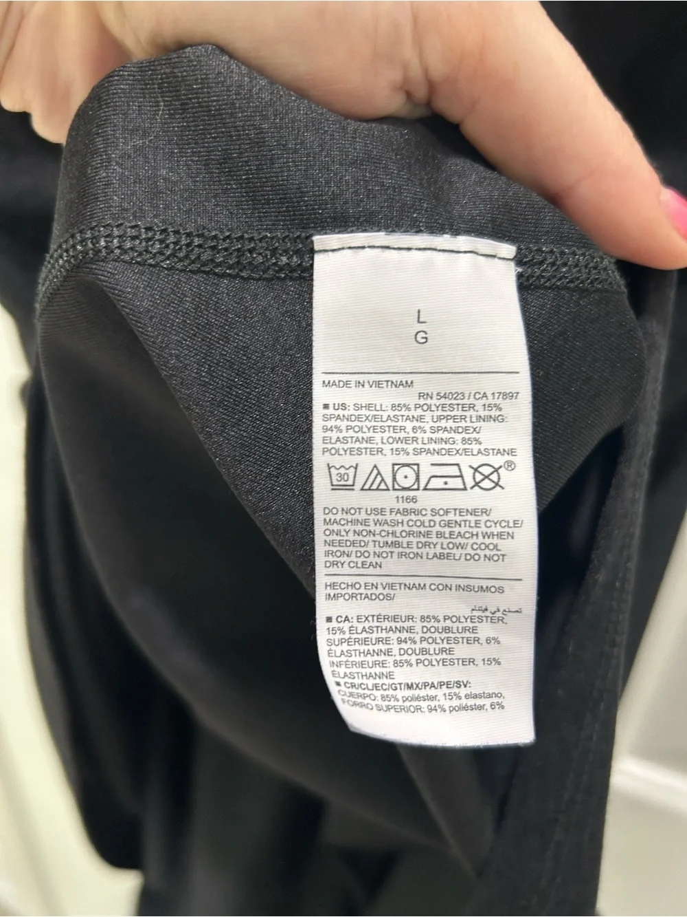 Old Navy Active Black Strappy Mini Dress - Picture 5 of 5
